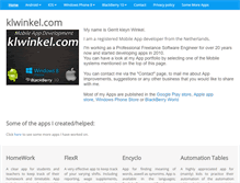 Tablet Screenshot of klwinkel.com